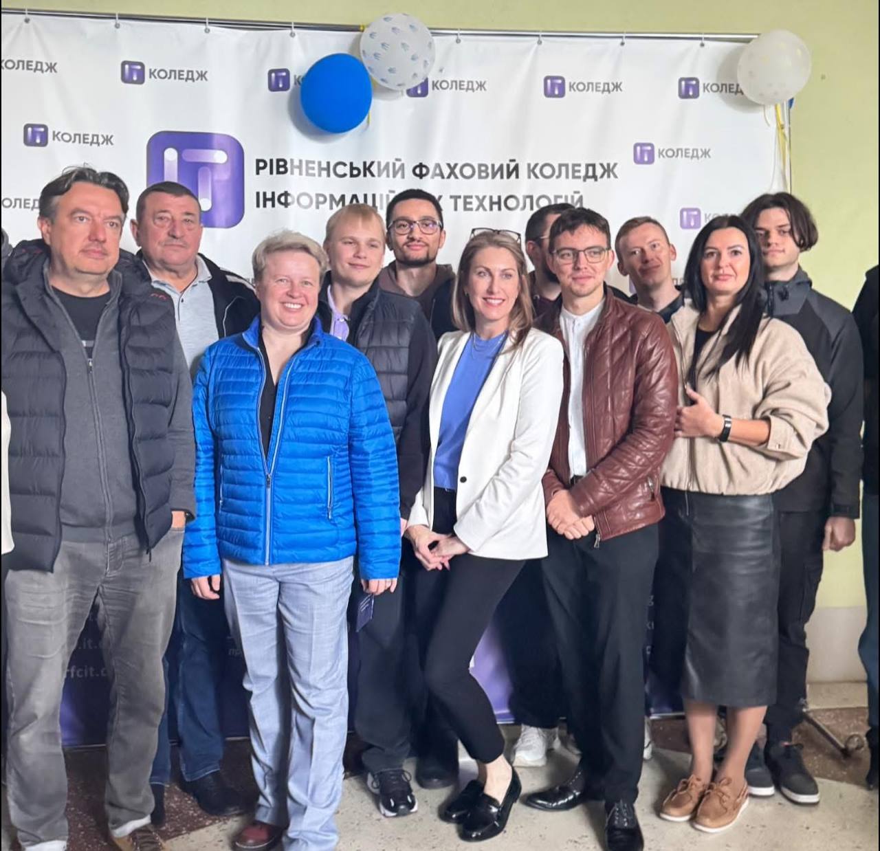 Американська делегація у Рівненському фаховому коледжі інформаційних технологій